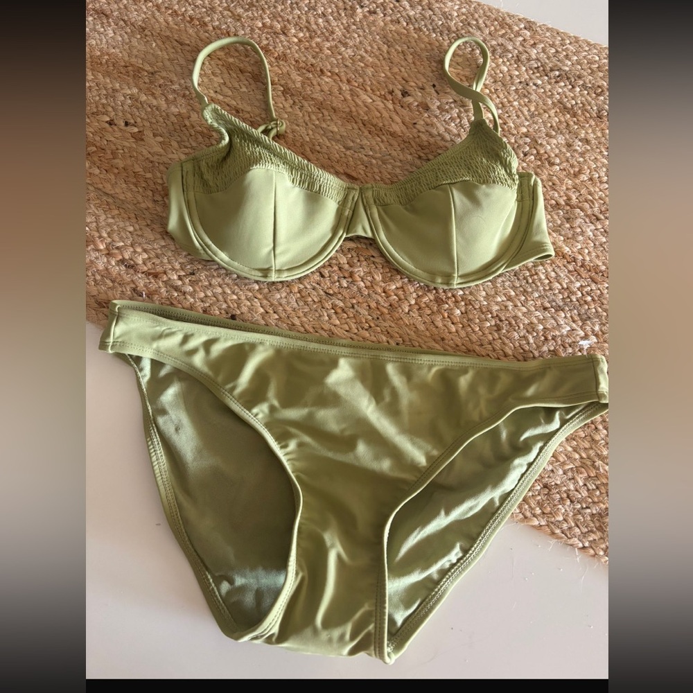 Xhilaration Sage Green Bikini Set NWOT